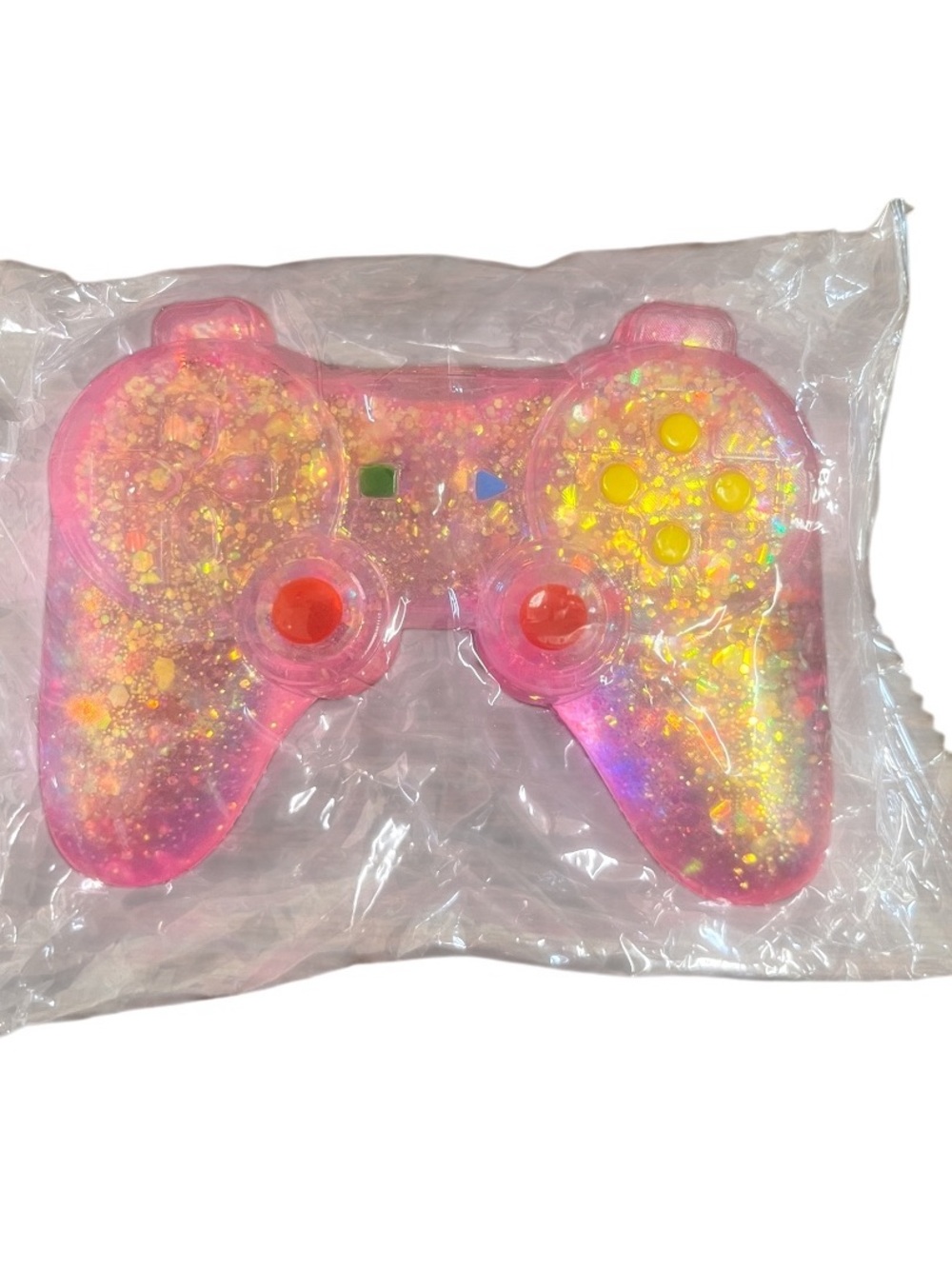 Pink Glitter Game Controller Squishy